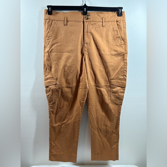 Cabi Paper Bag Cargo #6045 Rust burnt orange Size 16 No Belt - Picture 1 of 10